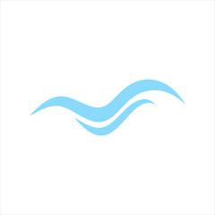 Sea waves logo design template icon. EPS10