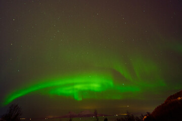 Northern Lights over B&oslash;do Norway in February 2020