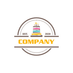CAKE LOGO , CAFE LOGO VECTOR