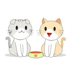 two kittens talking to each other