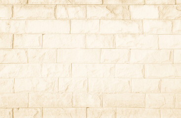 Brown brick wall texture background in room at subway. Brickwork stonework interior, rock old clean concrete grid uneven abstract weathered bricks tile design, horizontal architecture wallpaper.