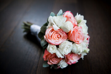 wedding bridal bouquet at the wedding