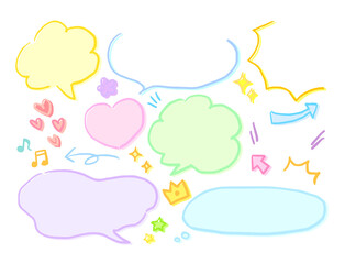 Callout patterns with different shapes