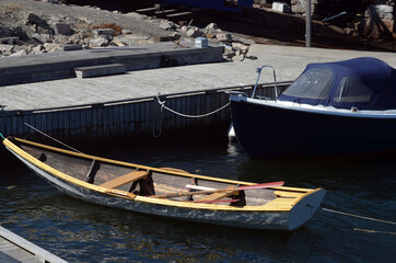 Fototapeta na wymiar Marina of the Norwegian fishing town Hvaler .Hvaler,Norway