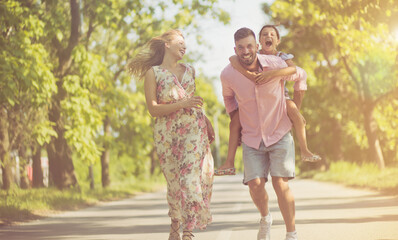 Fototapeta premium Family, the greatest love of life.