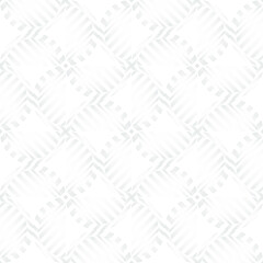 Round Abstract Repeat Seamless Pattern. Circle White abstract seamless geometric background. Art style can be used in cover design, book design, poster, cd cover, flyer, website. Vector.