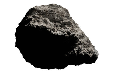 asteroid isolated on white background © dottedyeti