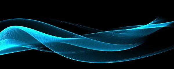 
Abstract elegant wave panorama design with space for your text 