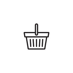 Basket store and Shopping Cart Logo vector Template Illustration