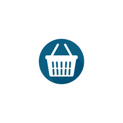 Basket store and Shopping Cart Logo vector Template Illustration