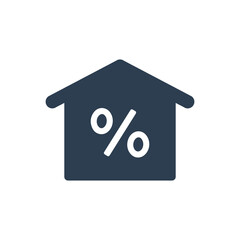 Home loan interest rate icon