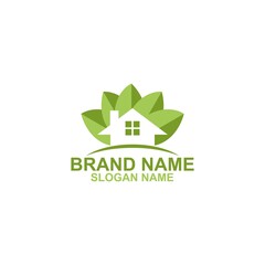 nature organic leaf vector logo design