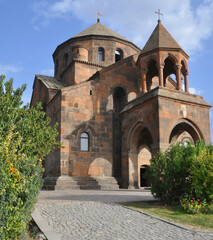 Fototapeta na wymiar Church of St. Hripsime. Vagharshapat, Armenia