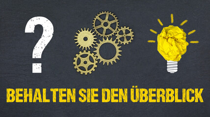 Behalten Sie den Überblick