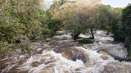 river in the mountains