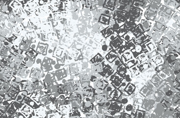 Fototapeta na wymiar Grey grunge background. Seamless abstract texture. A chaotic repeating pattern. Pop art handmade art