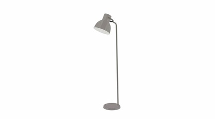 Vector Isolated Illustration of a Lamp