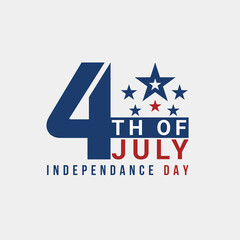 4th July independence day.4th of July independence day. vector design