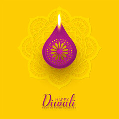 Happy Diwali, Holiday background for light festival of India.
