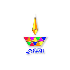 Obraz premium Happy Diwali, Holiday background for light festival of India.