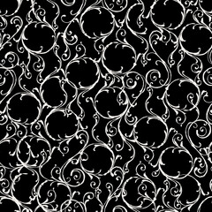 Seamless pattern of beautiful abstract ornament,