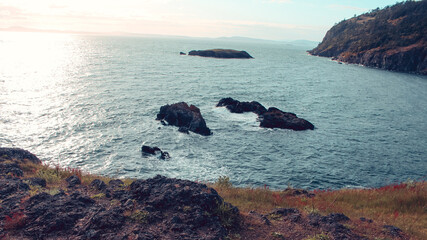 Cliffside View of Ocean