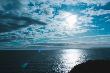 Sunbeams on the Ocean