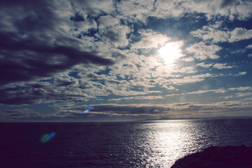 Brilliant Sky by the Ocean