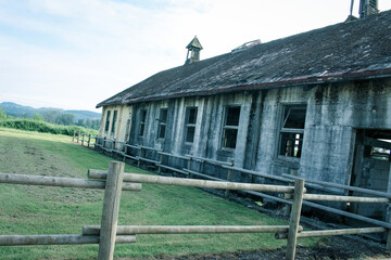 Weathered Old Farm House