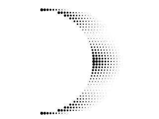 Abstract Hipster Linear halftone dots Background . Vector Design .