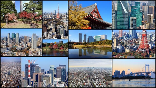 Tokyo photo collage