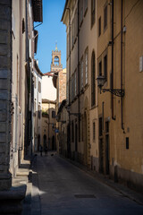 View of the traditional houses in Florence, Italy