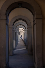 Charming narrow streets of Florence