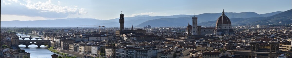 Panoramic view of Florence Skyline 