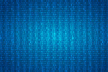 Computer numbers 1,0. Background one and zero. Blue binary digital code. Data stream. Programming coding. Streaming binary code. Binary matrix code on the screen. Binary code for your design. Vector