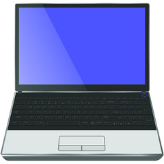A laptop. Isolated vector isometric images on a white background