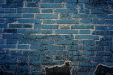 blue brick wallpaper texture background