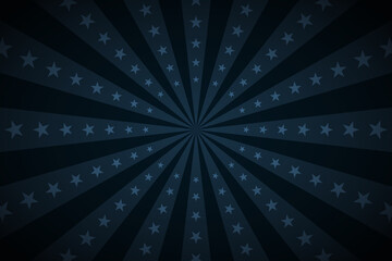 circus vintage background, vector dark circus retro poster with stars