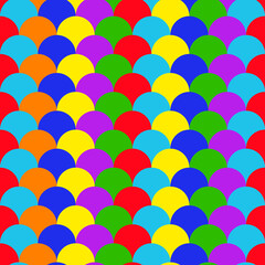 Rainbow seamless pattern