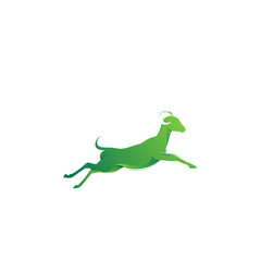 Goat logo design colorful