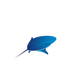 Shark logo design colorful