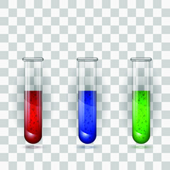 vector illustration of a test tube