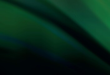 Dark Green vector blurred background.