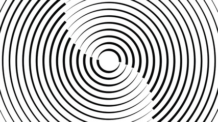 Radiating Lines in Circle Form .  Vector Illustration . Abstract Geometric ,Striped background