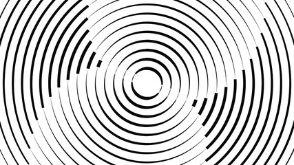 Radiating Lines in Circle Form .  Vector Illustration . Abstract Geometric ,Striped background