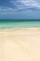 Fototapeta na wymiar Caribbean sea view, bavaro beach, Punta cana, Dominican Republic