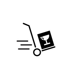 Hand truck icon