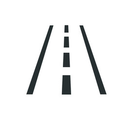 Road icon.  Highway icon. 