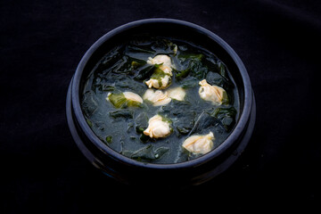 Fresh Seaweed Soup with clam, Miyeok-guk