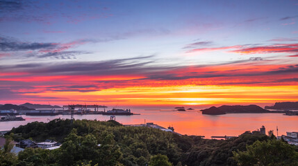 長崎の夕陽